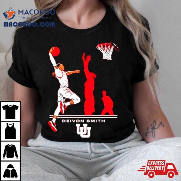 Utah Basketball Deivon Smith Superstar Pose Shirt