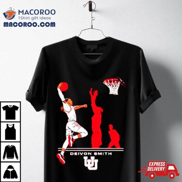 Utah Basketball Deivon Smith Superstar Pose Shirt