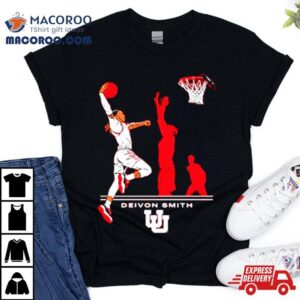 Utah Basketball Deivon Smith Superstar Pose Tshirt