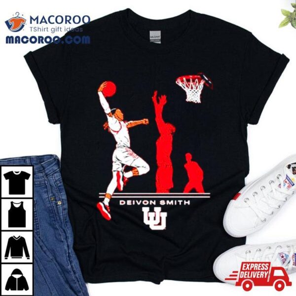 Utah Basketball Deivon Smith Superstar Pose Shirt