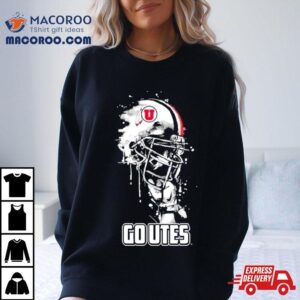 Utah Utes Go Utes Rising Helme Tshirt