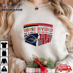 Utsa Roadrunners Vs Houston Cougars House Division Logo Tshirt