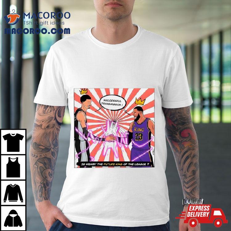 Victor Wembanyama And Lebron James King Successful Transmission Shirt Victor Wembanyama And Lebron James King Successful Transmission Shirt