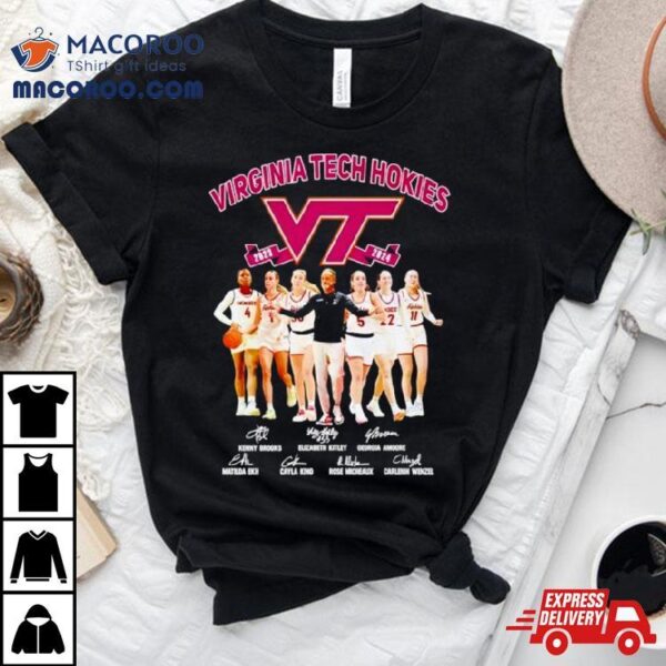 Virginia Tech Hokies Women’s Basketball 2023 2024 Signatures Shirt