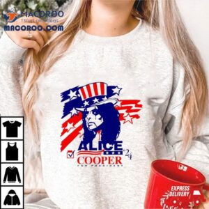 Vote For Alice Cooper 24 For President Shirt