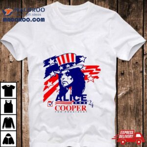 Vote For Alice Cooper For Presiden Tshirt