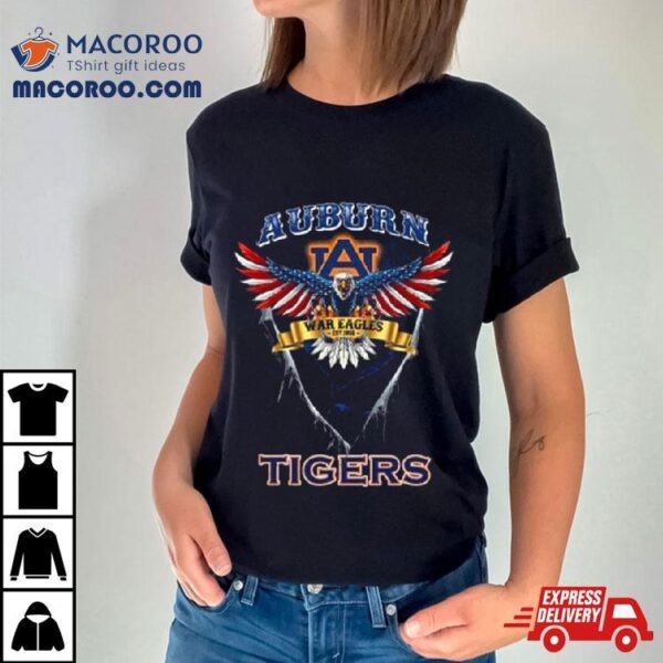 War Eagles Auburn Tigers Football Us Eagle Shirt