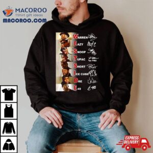 Warren Eazy Snoop Tupac Short Ice Cube Dre E Tshirt