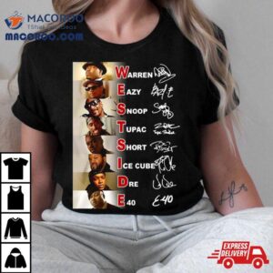 Warren Eazy Snoop Tupac Short Ice Cube Dre E Tshirt