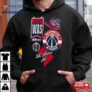 Washington Wizards Split Zone Dc Above All Tshirt