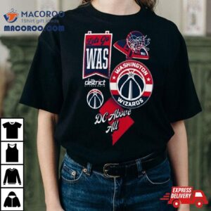 Washington Wizards Split Zone Dc Above All Tshirt