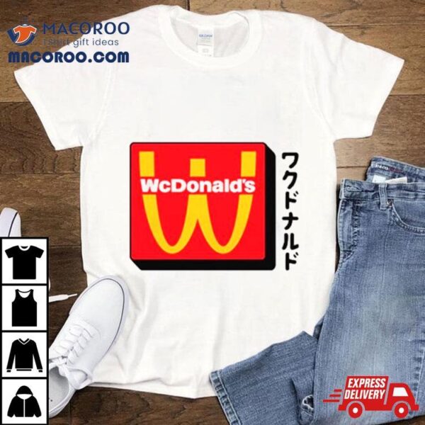 Wcdonald’s Anime Logo Shirt