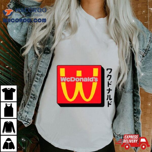 Wcdonald’s Anime Logo Shirt