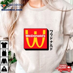 Wcdonald Rsquo S Anime Logo Tshirt