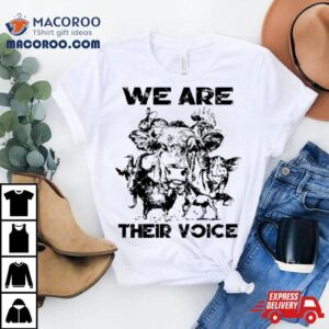 We Are Their Voice Cute Farm Animals Shirt