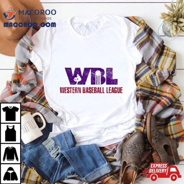 Western Baseball League Wbl Logo Shirt