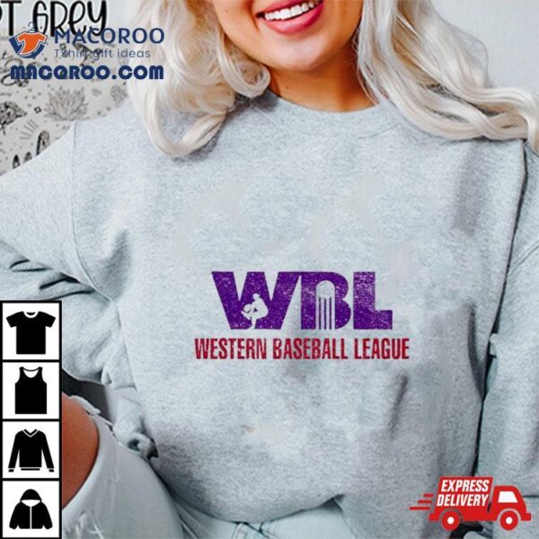 Western Baseball League Wbl Logo Shirt