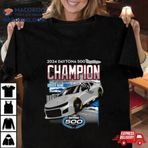 William Byron Checkered Flag Sports Black Th Daytona Champion Tshirt