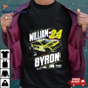 William Byron Hendrick Motorsports Team Collection Navy Raptor Patriotic Tshirt