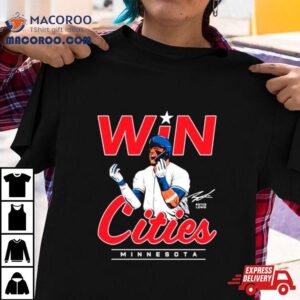 Win Cities Royce Lewis Minnesota Baseball Signature Tshirt