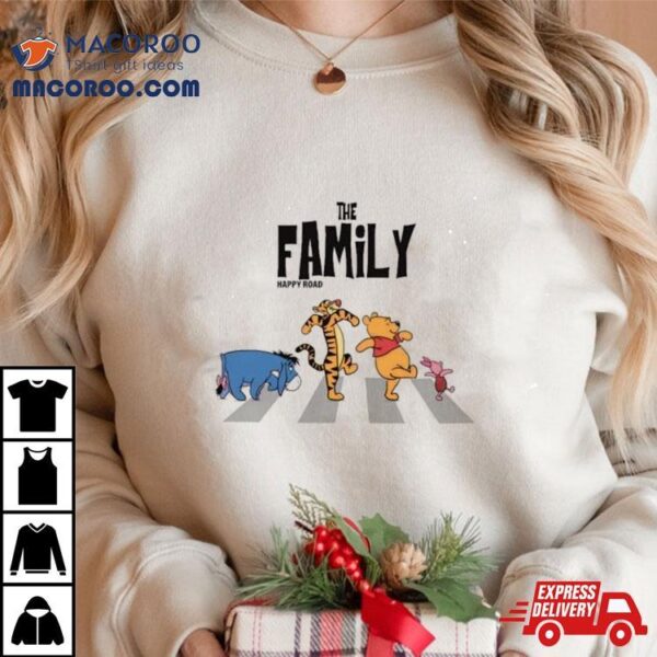 Winnie The Pooh And Friends Abbey Road The Family Happy Road Shirt