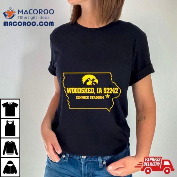 Woodshed Iowa 52242 Kinnick Stadium Shirt