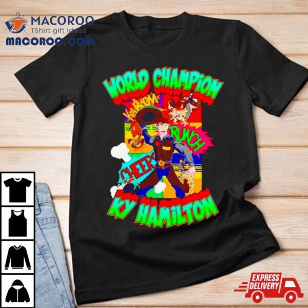 World Champion Ky Hamilton Comic Book Hero Shirt