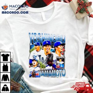 Yoshinobu Yamamoto Mlb Player Los Angeles Dodgers Shirt