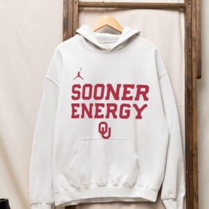 Youth Jordan Brand White Oklahoma Sooners On Court Bench Energy Hoodie