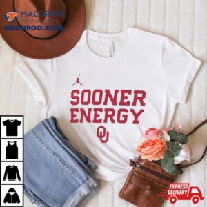 Youth Jordan Brand White Oklahoma Sooners On Court Bench Energy Tshirt