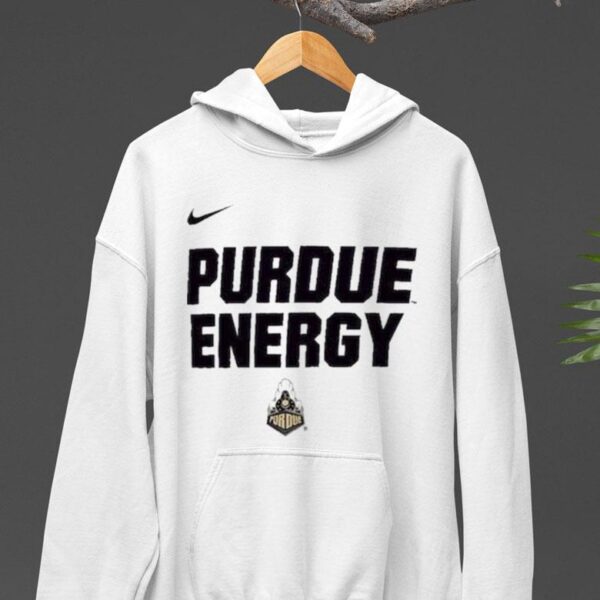 Youth Nike White Purdue Boilermakers 2024 On Court Bench Energy T Shirt