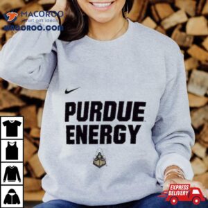 Youth Nike White Purdue Boilermakers On Court Bench Energy Tshirt