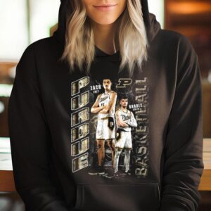 Zach Edey Amp Braden Smith Purdue Basketball Graphic Hoodie