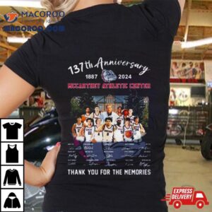 Th Anniversary Mccarthey Athletic Center Thank You For The Memories Signatures Tshirt