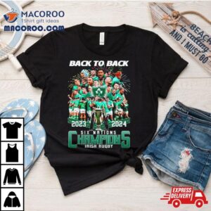 2024 Back To Back Six Nations Champions Irish Rugby Shirt