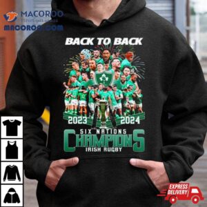 Back To Back Six Nations Champions Irish Rugby Tshirt