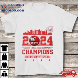 2024 Nc State Wolfpack Champions Acc Men’s Basketball Shirt