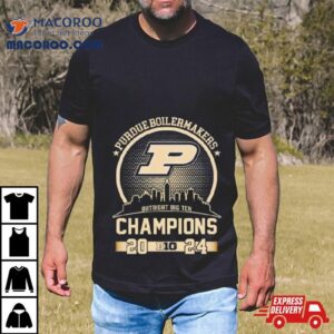 2024 Purdue Boilermakers Basketball Big 10 Champions Shirt