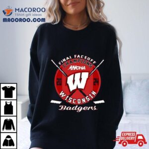 Wcha Women S Hockey Wisconsin Badgers Conference Tournament Champions Tshirt