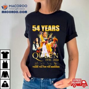 Years Queen Thank You For The Memories Signatures Tshirt