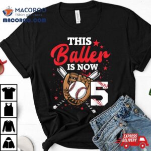 Th Birthday Baseball Boy Year Old Player Tshirt