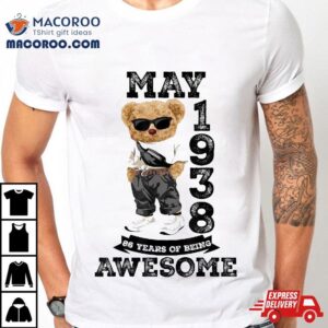 Years Of Being Awesome May Cool Th Birthday Gif Tshirt