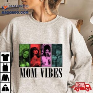 S Mom Vibes Vintage Retro Funny Life Mother Day Tshirt