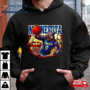 90s Style Basketball Wolf Minnesota Shirt