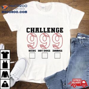 999 Baseball Challenge, 9-9-9 Challenge Shirt