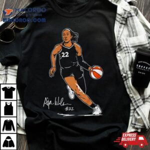 A’ja Wilson Las Vegas Aces Superstar Pose Shirt