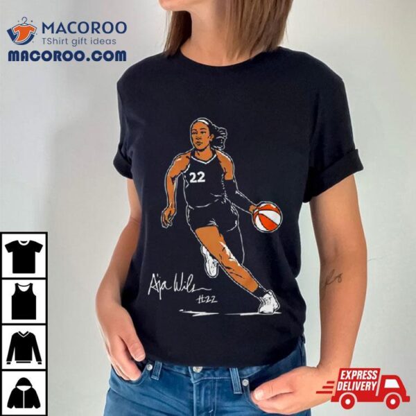 A’ja Wilson Las Vegas Aces Superstar Pose Shirt