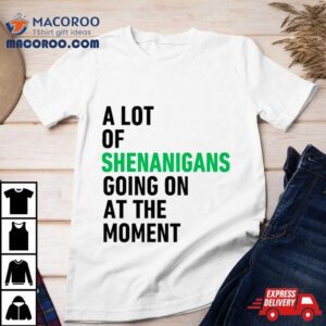 A Lot Of Shenanigans Going On At The Momenshirt