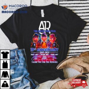 Ajr The Maybe Man Tour Th Anniversary Thank You For The Memories Tshirt