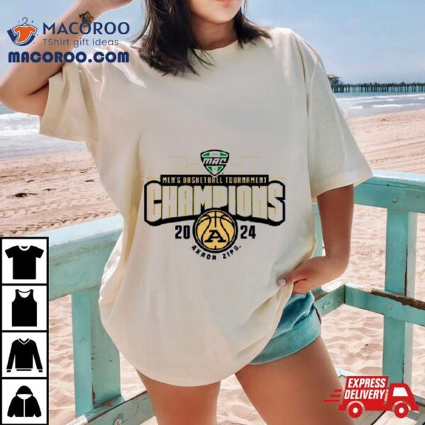 Akron Zips 2024 Mac Tournament Basketball Champions Shirt